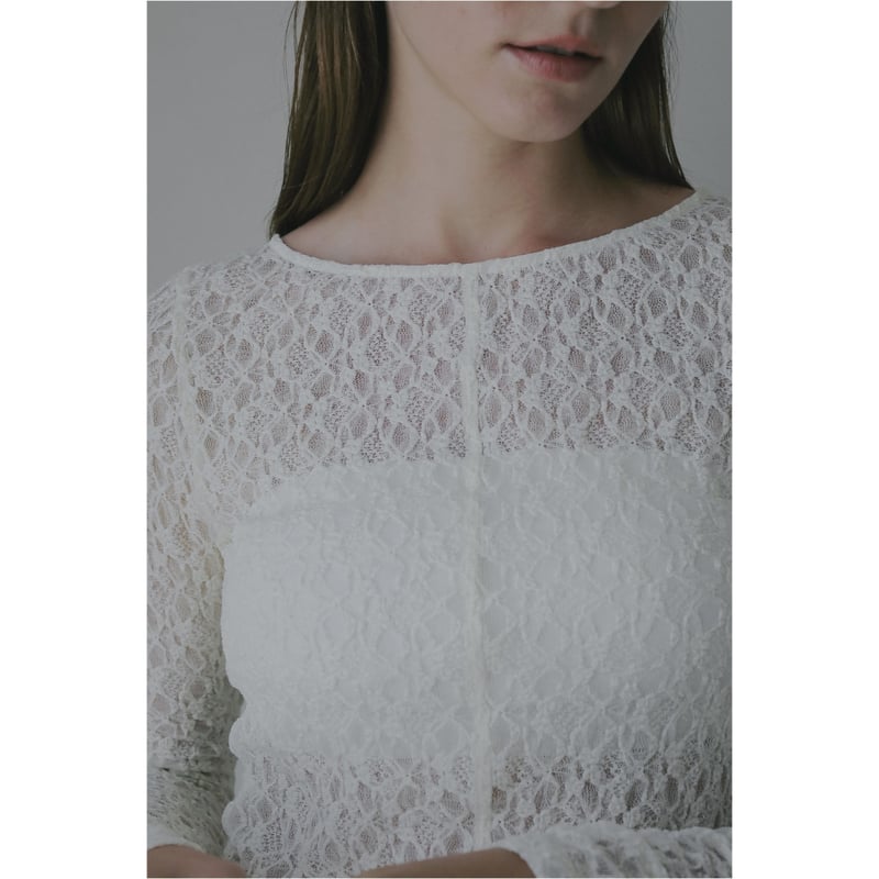 MANOF マノフ “2WAY LACE TOPS” ツーウェイレーストップス | t / wo