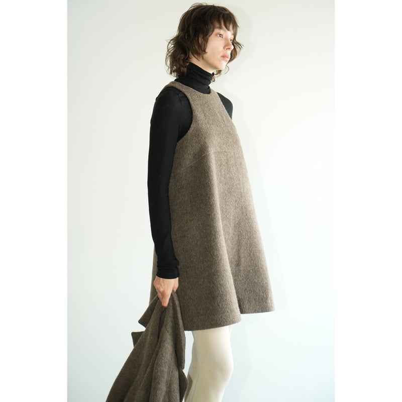 CLANE クラネ “WOOL SHAGGY MINI ONEPIECE” ウールシャギーミニ...