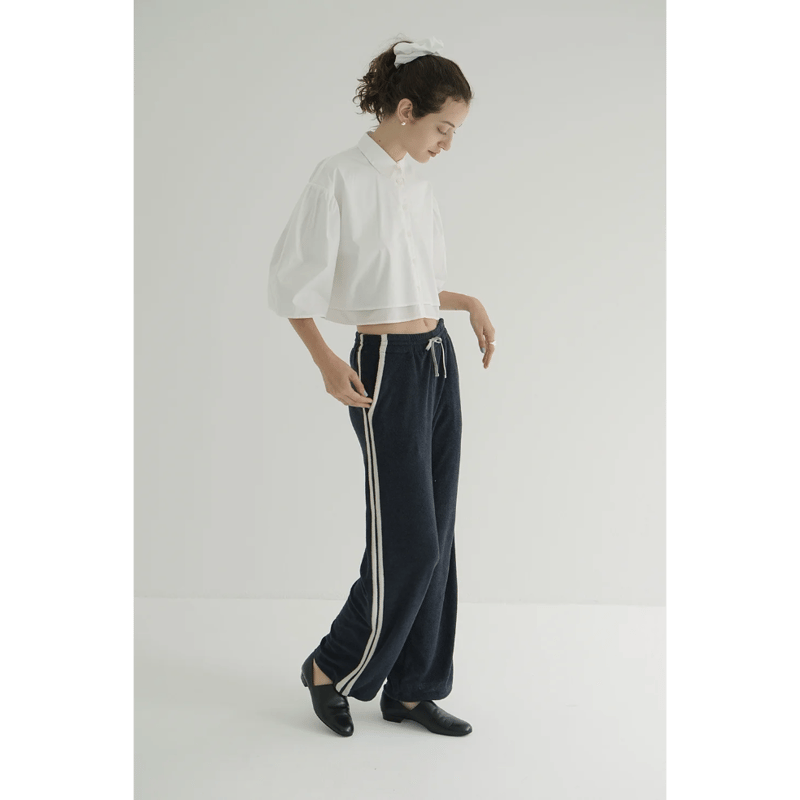 CLANE クラネ “PILE LINE PANTS” パイルラインパンツ | t / wo