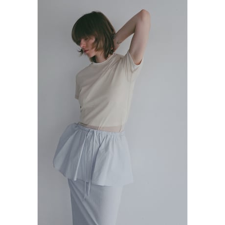 MANOF マノフ “BASIC TULLE T-SHIRT” ベーシックチュールTシャツ