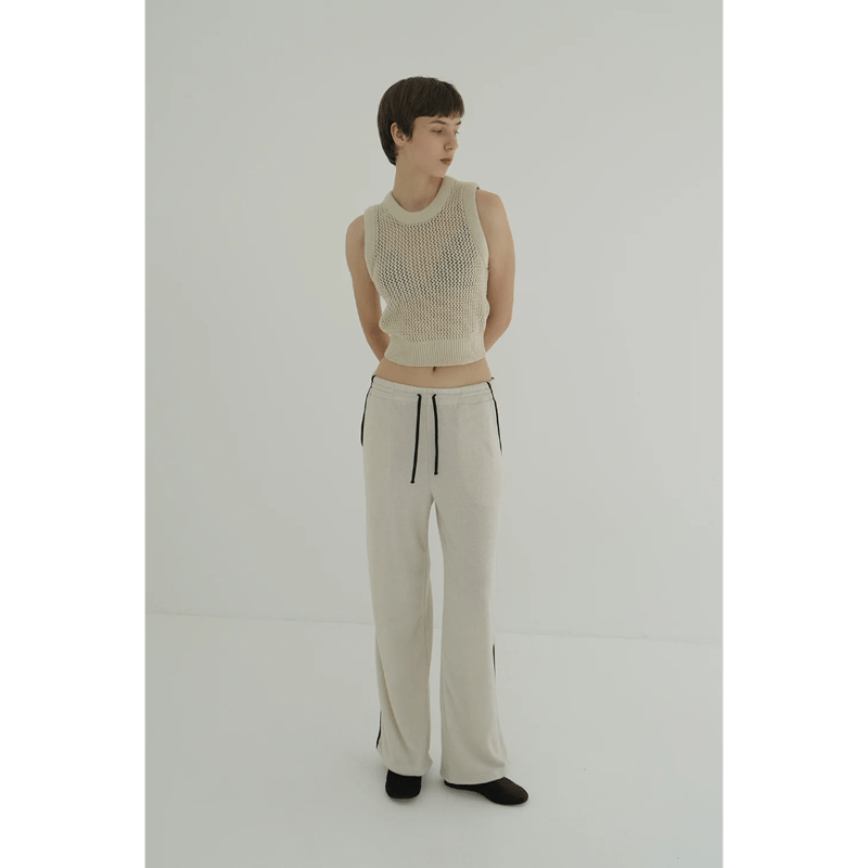 CLANE クラネ “3D RIB MESH KNIT TOPS” 3ディーリブメッシュ