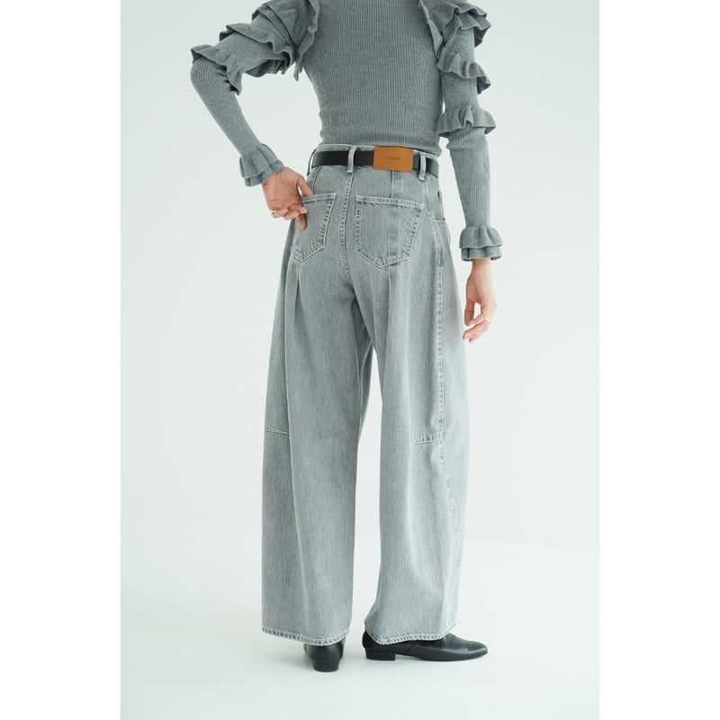 CLANE クラネ “COCOON BULKY DENIM PANTS” コクーンバルキーデニ