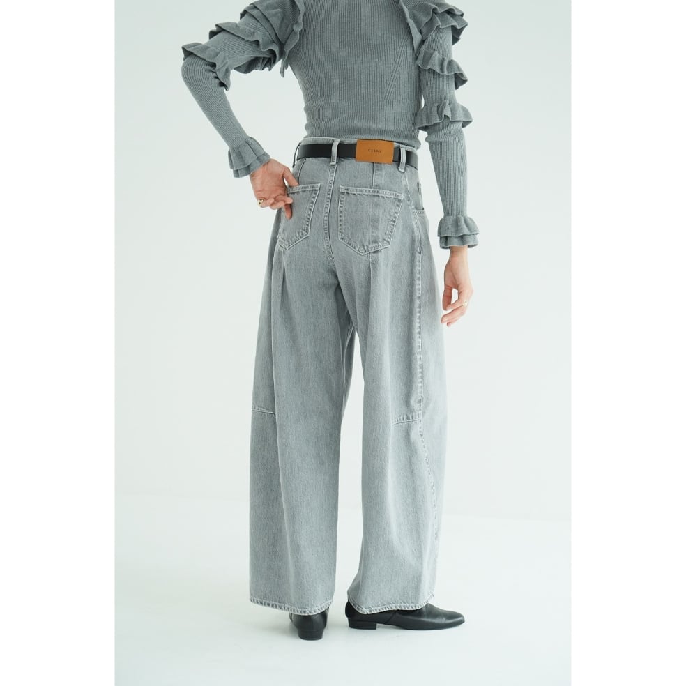 CLANE クラネ “COCOON BULKY DENIM PANTS” コクーンバルキーデニ