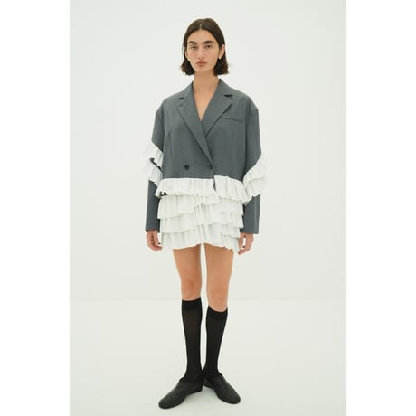 CLANE クラネ “FRILLED TAILORED JACKET” フリルテイラードジャケット