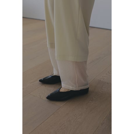 MANOF マノフ “SHEER HEM PANTS” シアーヘムパンツ