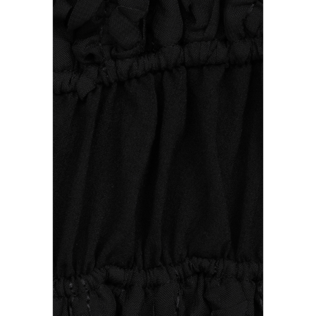 CLANE クラネ “W FACE TOPSTITCHED FRILL TOPS” ダブルフェイストップスティッチフリルトップス