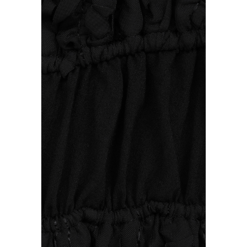 CLANE クラネ “W FACE TOPSTITCHED FRILL TOPS” ダブルフェ