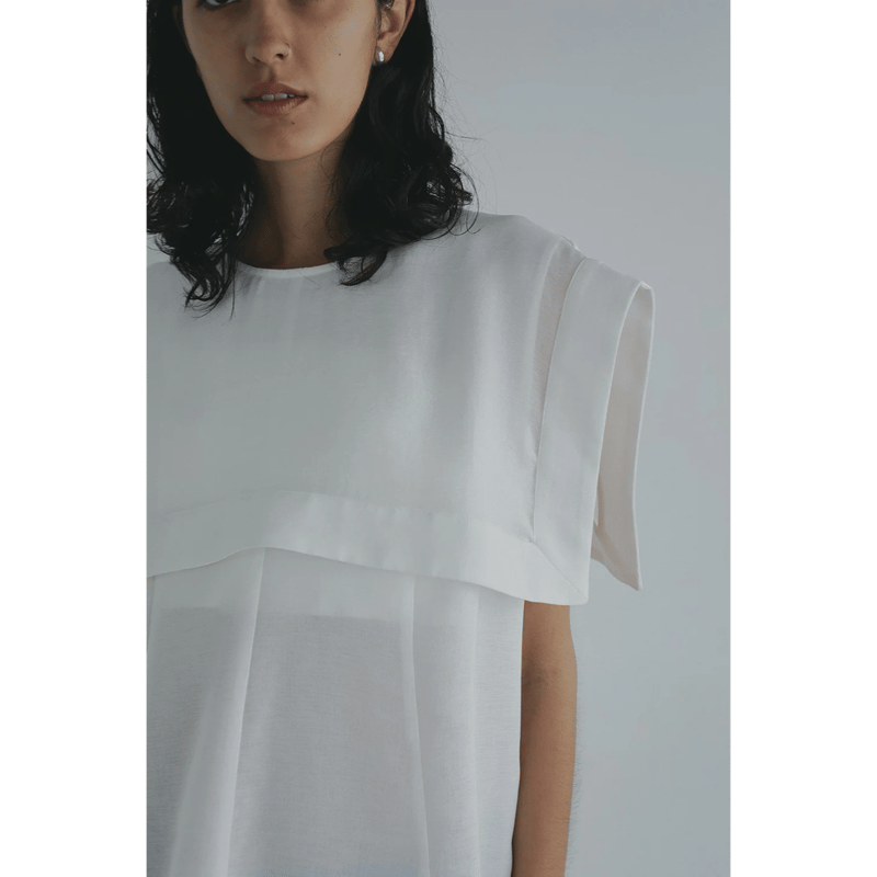 トップス LAYERED COMBI TOPS Ivory size1 LAYERED COMBI TOPS Ivory size1