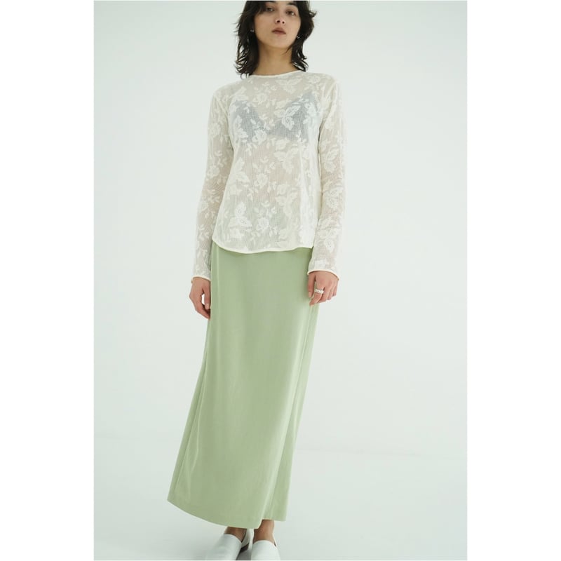 タグ付 クラネ CLANE LOW WAIST STRAIGHT SKIRT 0 CLANE クラネ “LOW WAIST STRAIGHT SKIRT” ローウエストストレー