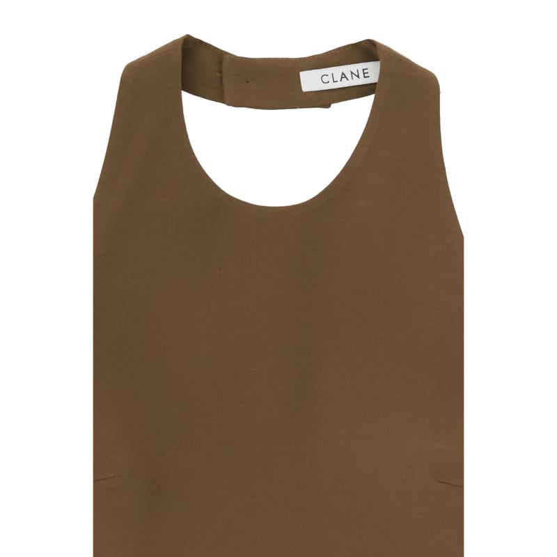 CLANE クラネ “ BACK RIBBON HALTER BUSTIER” バックリボンホ