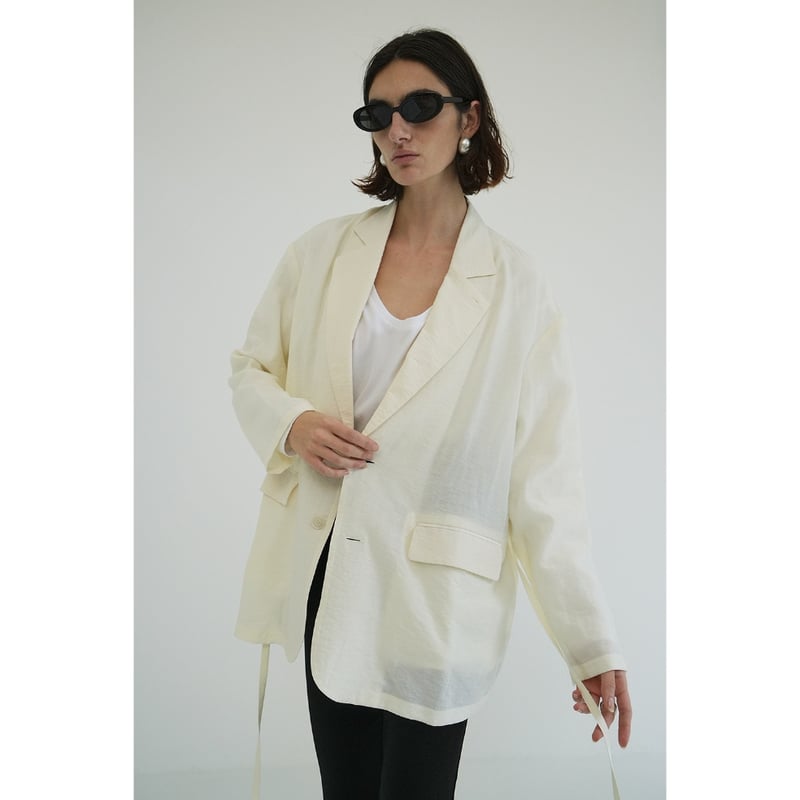 clane 2WAY SHEER JACKET