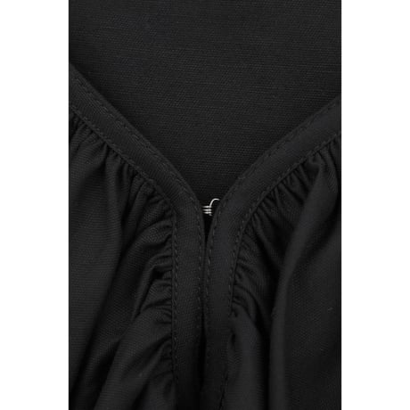 CLANE クラネ “FRILL COLLAR SHORT BLOUSE” フリルカラーショートブラウス