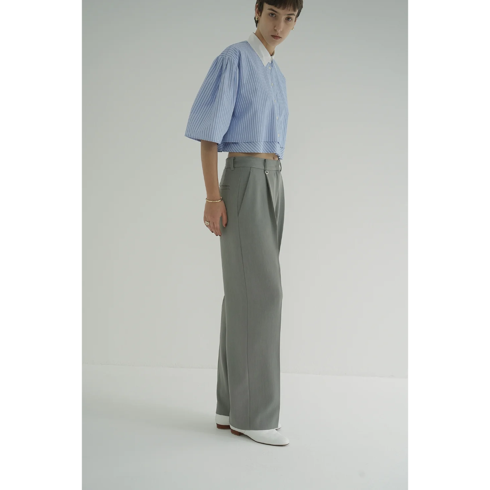 完売　CLANE 2WAY TUCK STRAIGHT PANTS サイズ1 2WAY TUCK STRAIGHT PANTS｜SKIRT/PANTS(スカート/パンツ