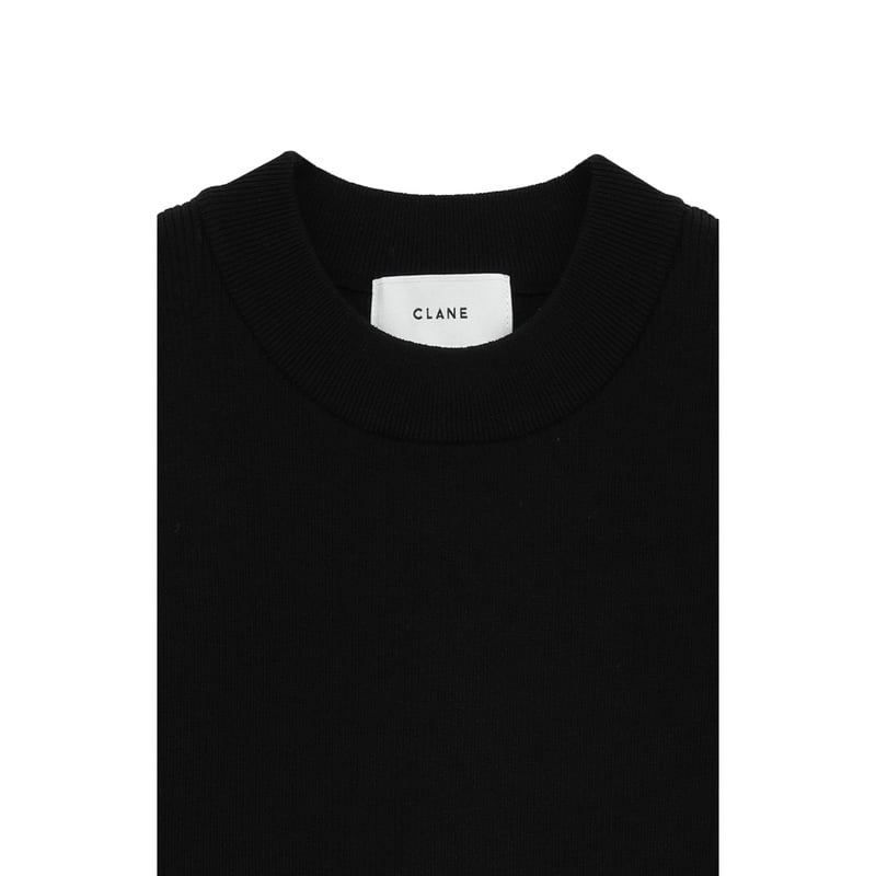 【美品】クラネ　黒スクエアスリーブニット CLANE - スクエアスリーブ ニットトップス - SQUARE SLEEVE KNIT