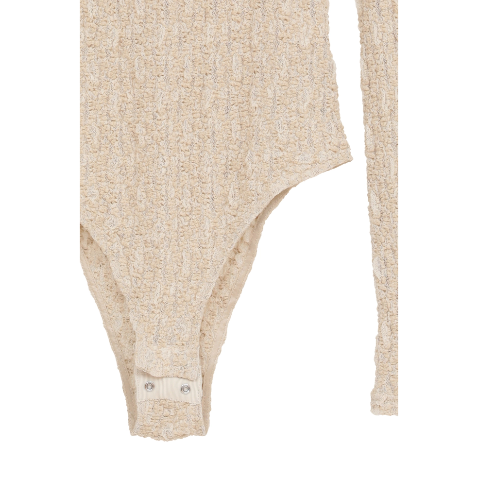 CLANE クラネ “BACK OPEN LACE BODYSUIT” バックオープンレースボ
