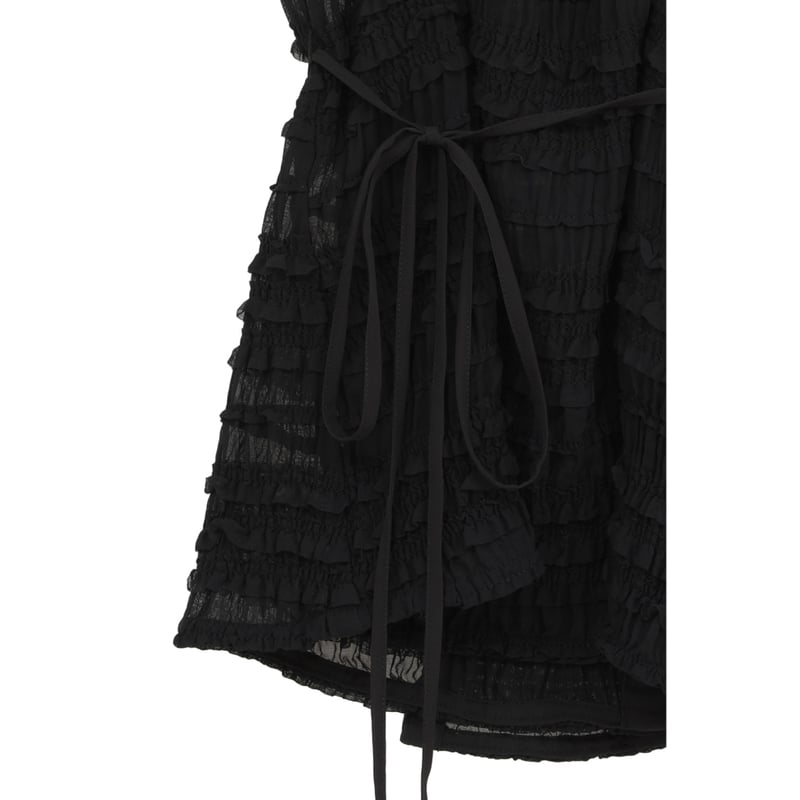 MANOF マノフ “SHIRRING HALTER NECK TOPS” シャーリングホルタ