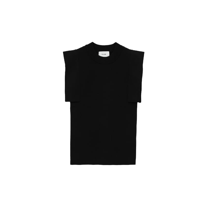 CLANE クラネ “SQUARE SLEEVE KNIT TOPS” スクエアスリーブニット