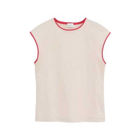 MANOF マノフ “BICOLOR CUT TOPS” バイカラーカットトップス