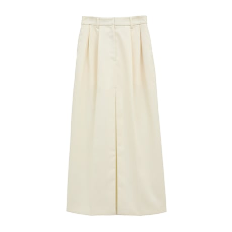 CLANE クラネ “FRONT SLIT TUCK SKIRT” フロントスリットタックスカート