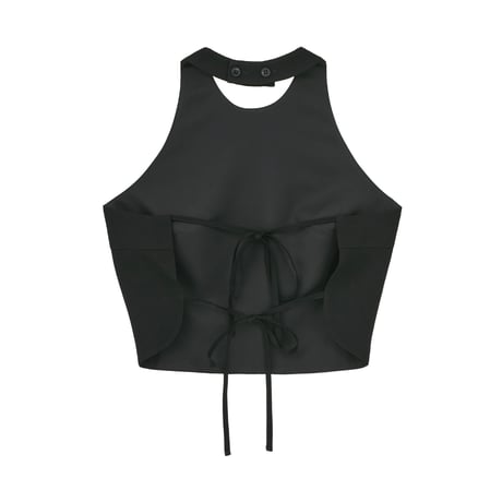 CLANE クラネ “ BACK RIBBON HALTER BUSTIER” バックリボンホルタービスチェ