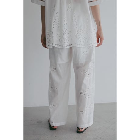 MANOF マノフ “CUT WORK LACE PANTS” カートワークレースパンツ