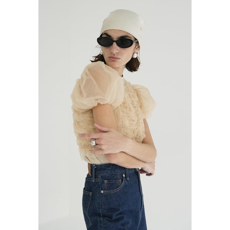 CLANE クラネ “TULLE VEST LAYERED TOPS” チュールベストレイヤー CLANE クラネ “TULLE VEST LAYERED TOPS” チュールベストレイヤー