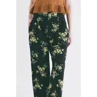 CLANE クラネ ”FLOWER TUCK PANTS” フラワータックパンツ