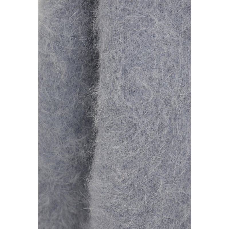 CLANE クラネANGORA SHORT KNIT CARDIGAN グレー CLANE/クラネ】ANGORA SHORT KNIT CARDIGAN/アンゴラショートニット