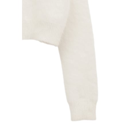 CLANE クラネ “ANGORA SHORT KNIT CARDIGAN” アンゴラショートニットカーディガン