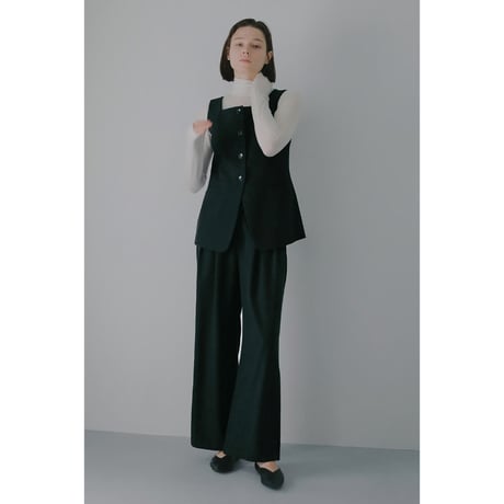 MANOF マノフ “SQUARE NECK GILET SET UP” スクエアネックジレセットアップ