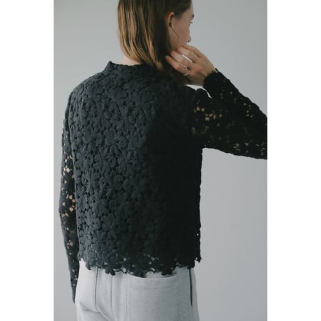 MANOF マノフ “COTTON LACE SHORT SHIRT” コットンレースショートシャツ