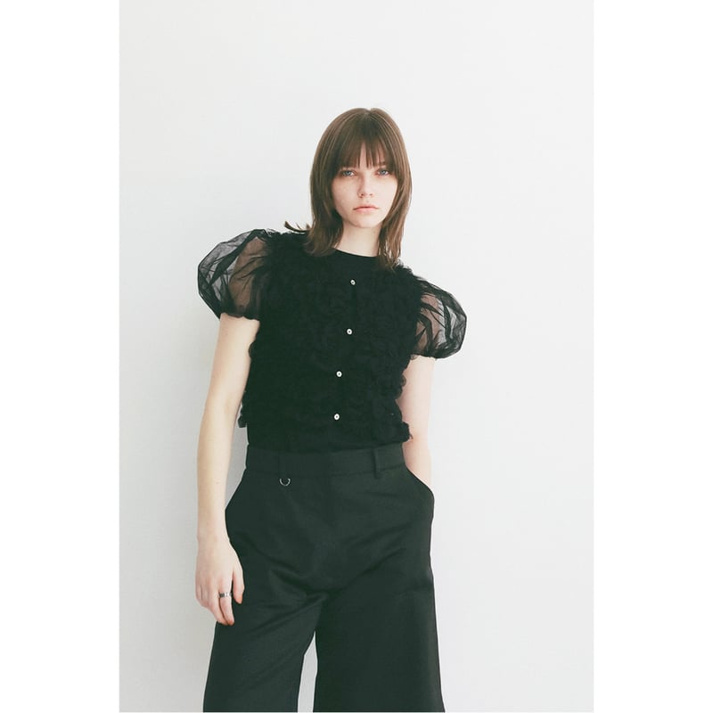 CLANE クラネ “TULLE VEST LAYERED TOPS” チュールベストレイヤー