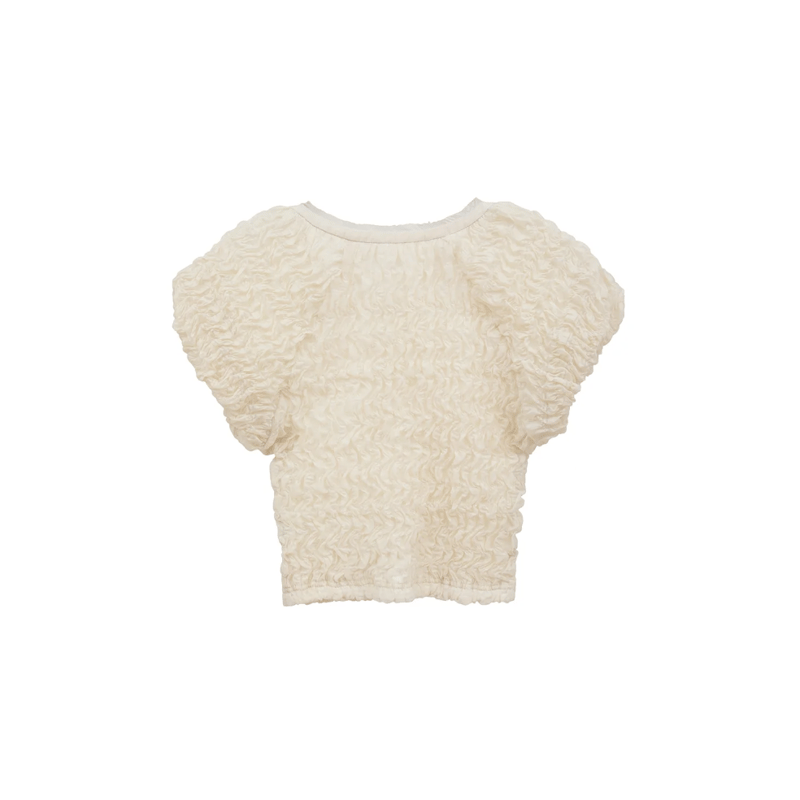 CLANE クラネ “SHIRRING PUFF TOPS” シャーリングパフトップス