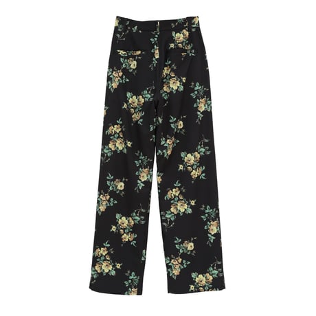 CLANE クラネ ”FLOWER TUCK PANTS” フラワータックパンツ