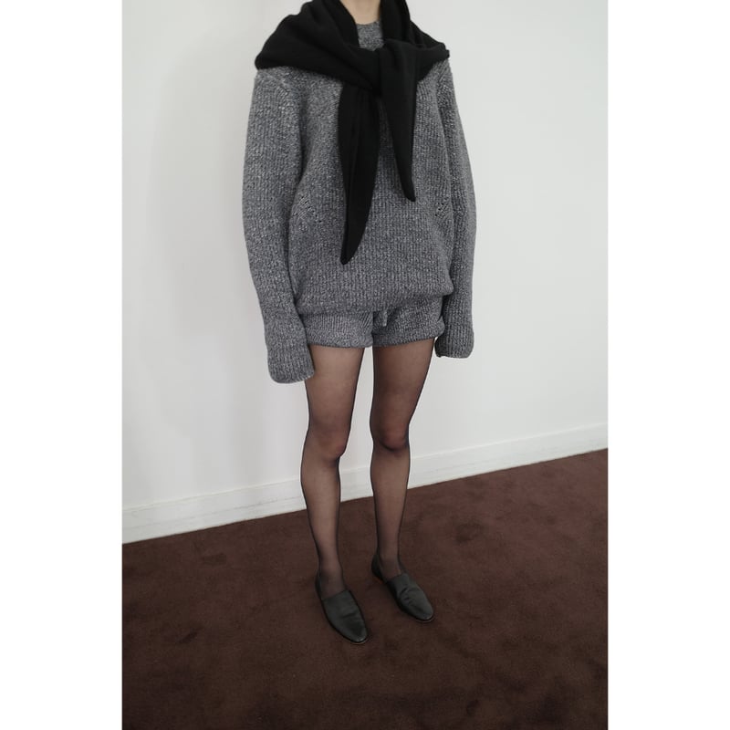 CLANE クラネ “KNIT SHORT PANTS” ニットショートパンツ | t / wo
