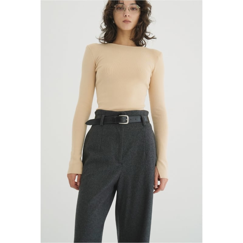 CLANE クラネ “SHOULDER PADS KNIT TOPS” ショルダーパッドニット