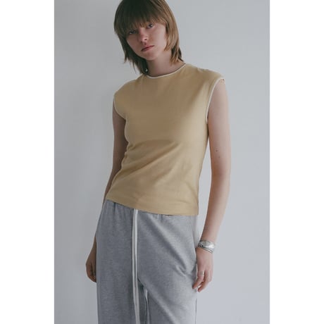 MANOF マノフ “BICOLOR CUT TOPS” バイカラーカットトップス
