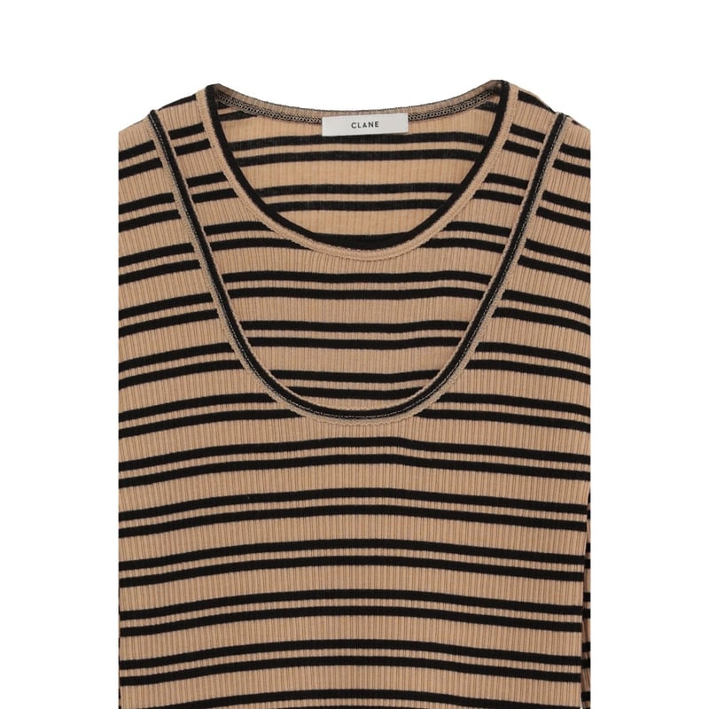 トップス CLANE LAYERED SHOULDER CUT TOPS LAYERED SHOULDER CUT TOPS｜TOPS(トップス)｜CLANE OFFICIAL