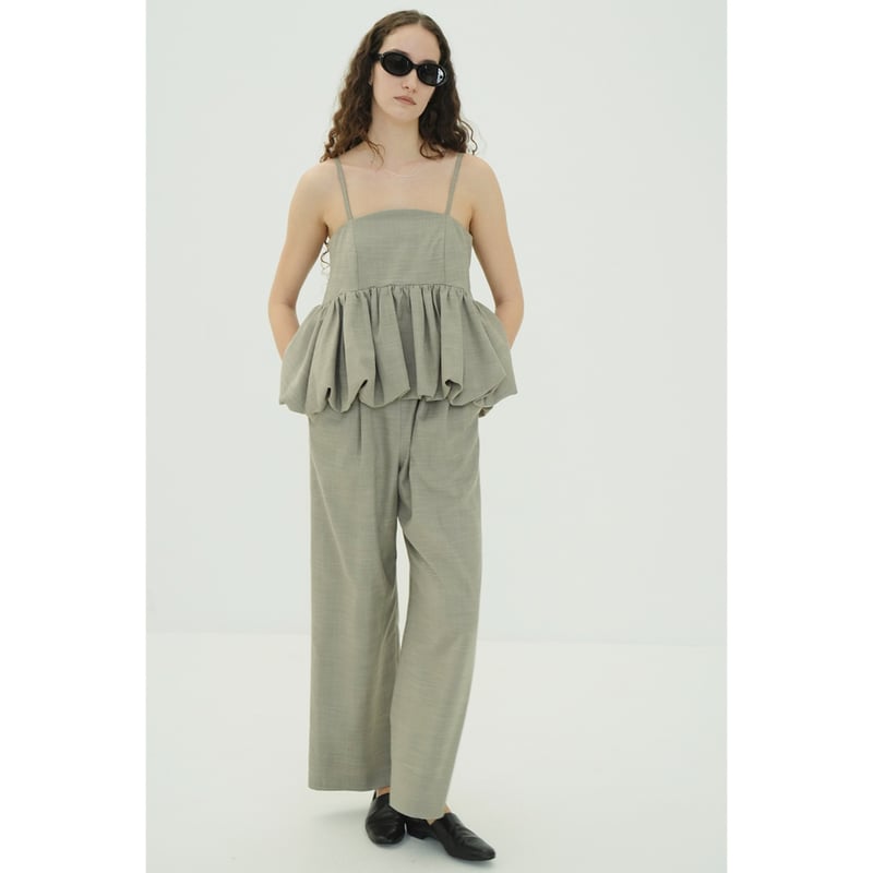 CLANE クラネ “PEPLUM LAYERED ALL IN ONE” ペプラムレイヤード