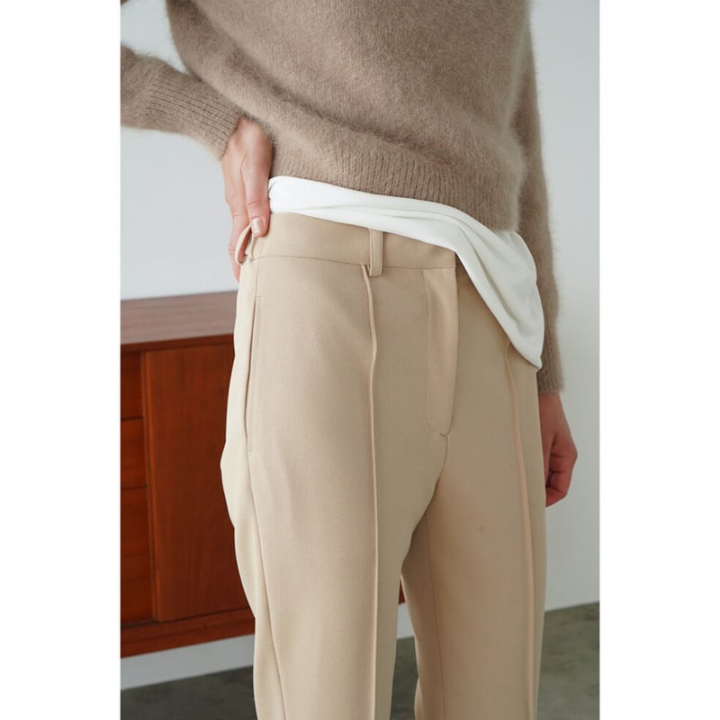 CLANE クラネ “CENTER LINE SLACKS PANTS” センターラインスラッ