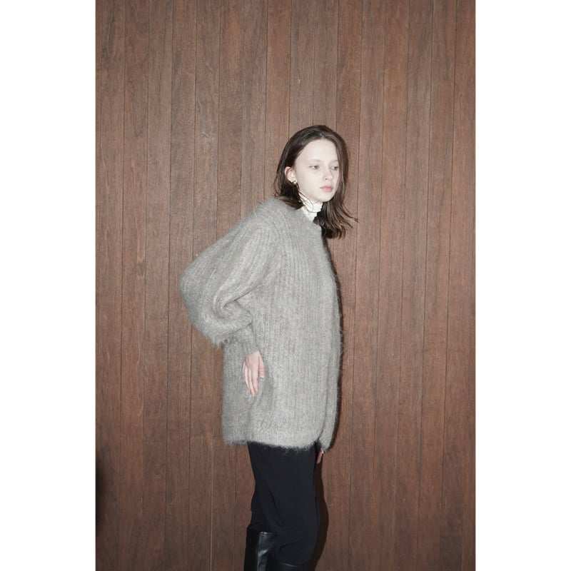 CLANE クラネ “COLOR MOHAIR SHAGGY CARDIGAN” カラーモヘヤ...