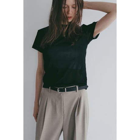 MANOF マノフ “BASIC TULLE T-SHIRT” ベーシックチュールTシャツ