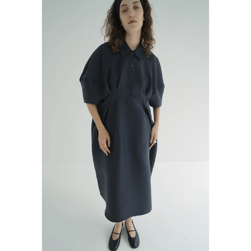 【CLANE クラネ】FORM SLEEVE ONEPIECE CLANE] クラネ FORM SLEEVE ONEPIECE(BLACK)
