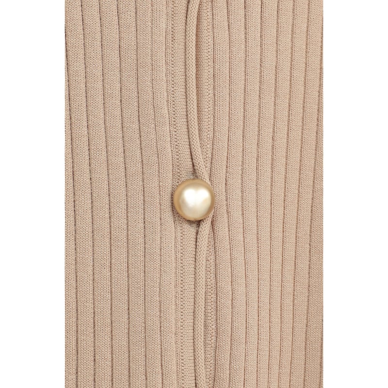 CLANE クラネ “W FACE GOLD BUTTON KNIT TOPS” ダブルフェイ