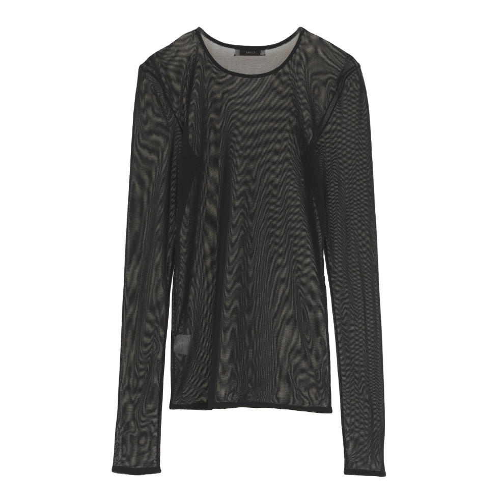 CLANE クラネ “SHEER TULLE TOPS” シアーチュールトップス | t / wo