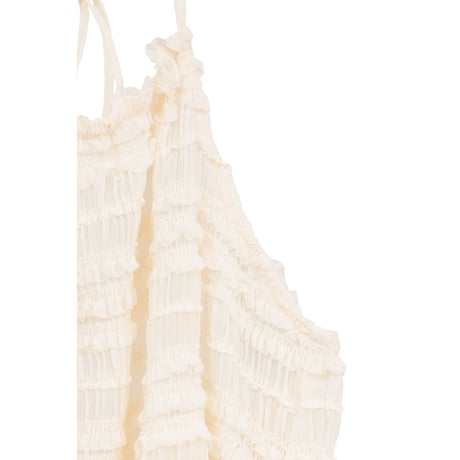 MANOF マノフ “SHIRRING HALTER NECK TOPS” シャーリングホルターネックトップス