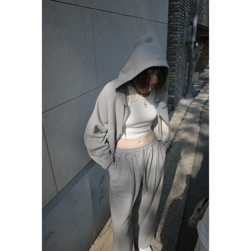 CLANE LOGO SWEAT TUCK WIDE PANTS 完売品 クラネ CLANE LOGO SWEAT TUCK WIDE PANTS （WHITE