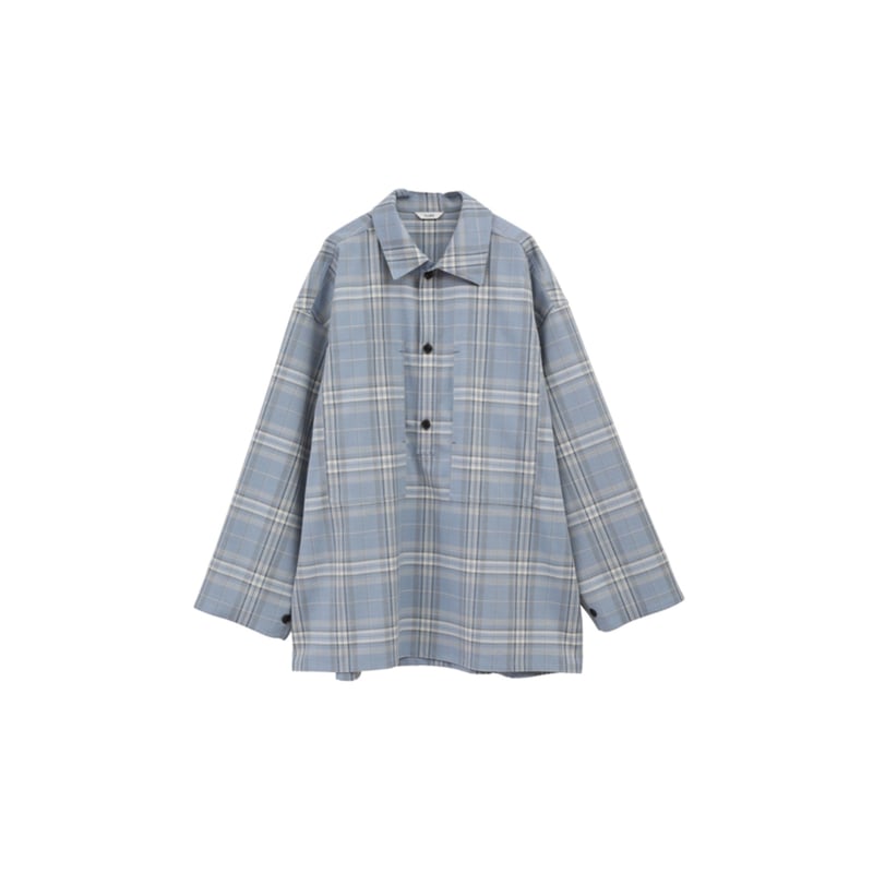 CLANE クラネ “CHECK POCKET OVER SHIRT” チェックポケットオーバ 