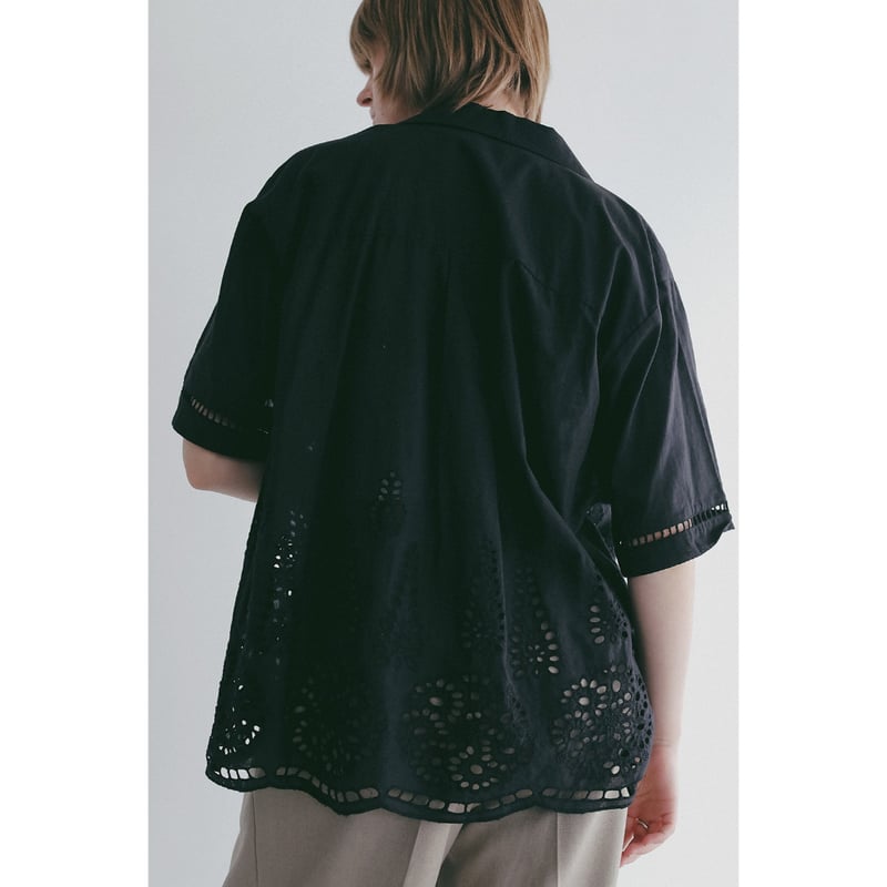 MANOF マノフ “CUT WORK LACE SHIRT” カットワークレースシャツ |