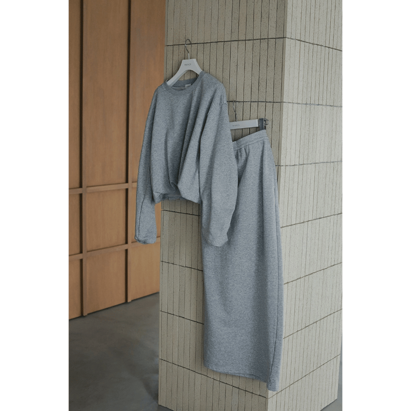 トップス Manof BALLOON SWEAT SET UP MANOF マノフ “BALLOON SWEAT SET UP” バルーンスウェットセット